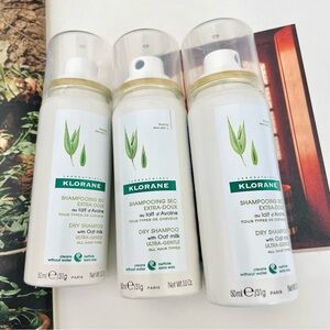 Lot of 3, Klorane Shampoo with Oat‎ Milk
